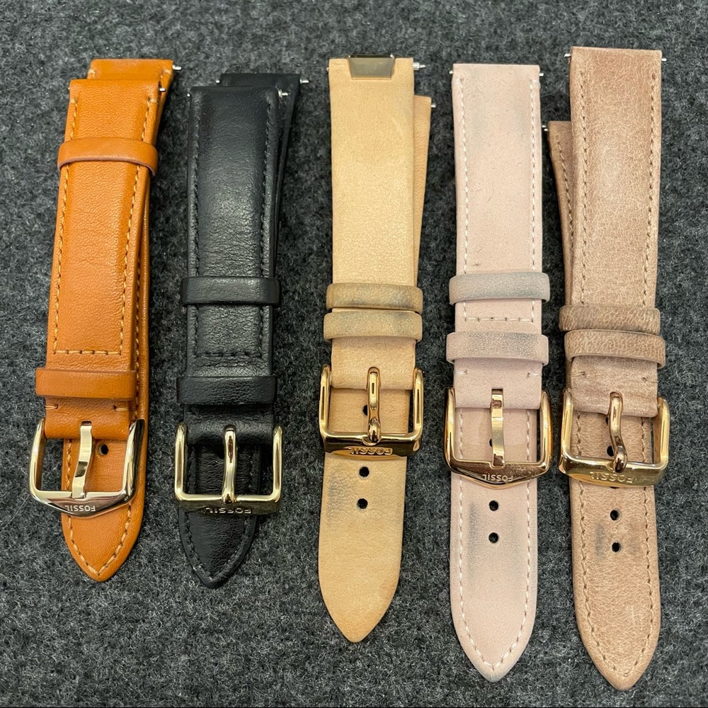 Fossil 18mm Interchangeable Watch Straps - Neutral/Golds
